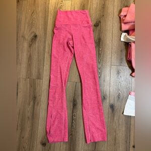 Pink High-Waisted Leggings